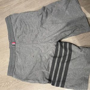 thom browne inspired sweat shorts size s